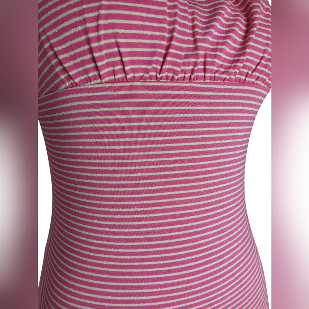 INC pink lurex tank size small womens pink - Picture 2 of 6
